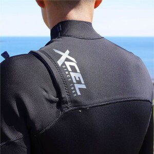 2024 Xcel Mens Comp 3/2mm Chest Zip Wetsuit MN32ZXC0 - Black